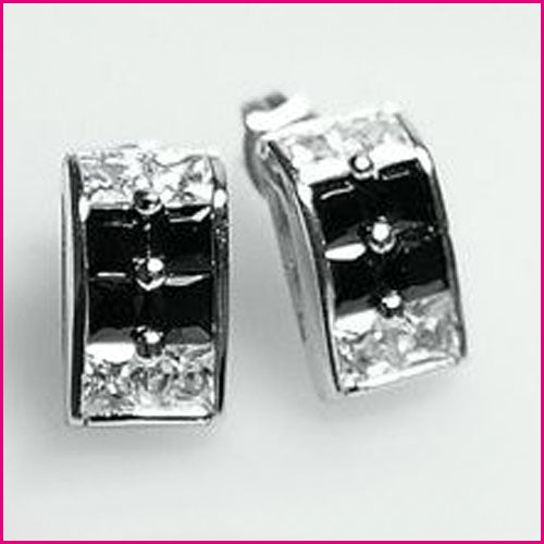 927 Silber Ohrstecker mit Zirkonia