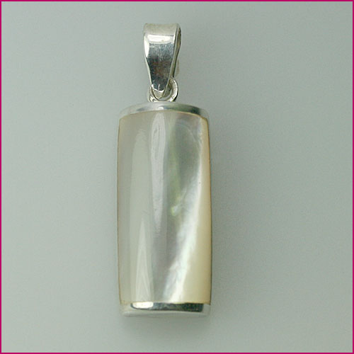 925 Silber Anhänger mit Perlmutt