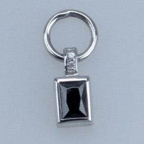 925 Silberanhänger mit schwarzem Onyx
