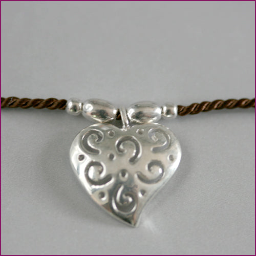 Perlseide Armband