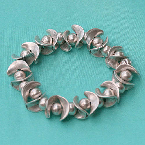 Zamak Armband versilbert