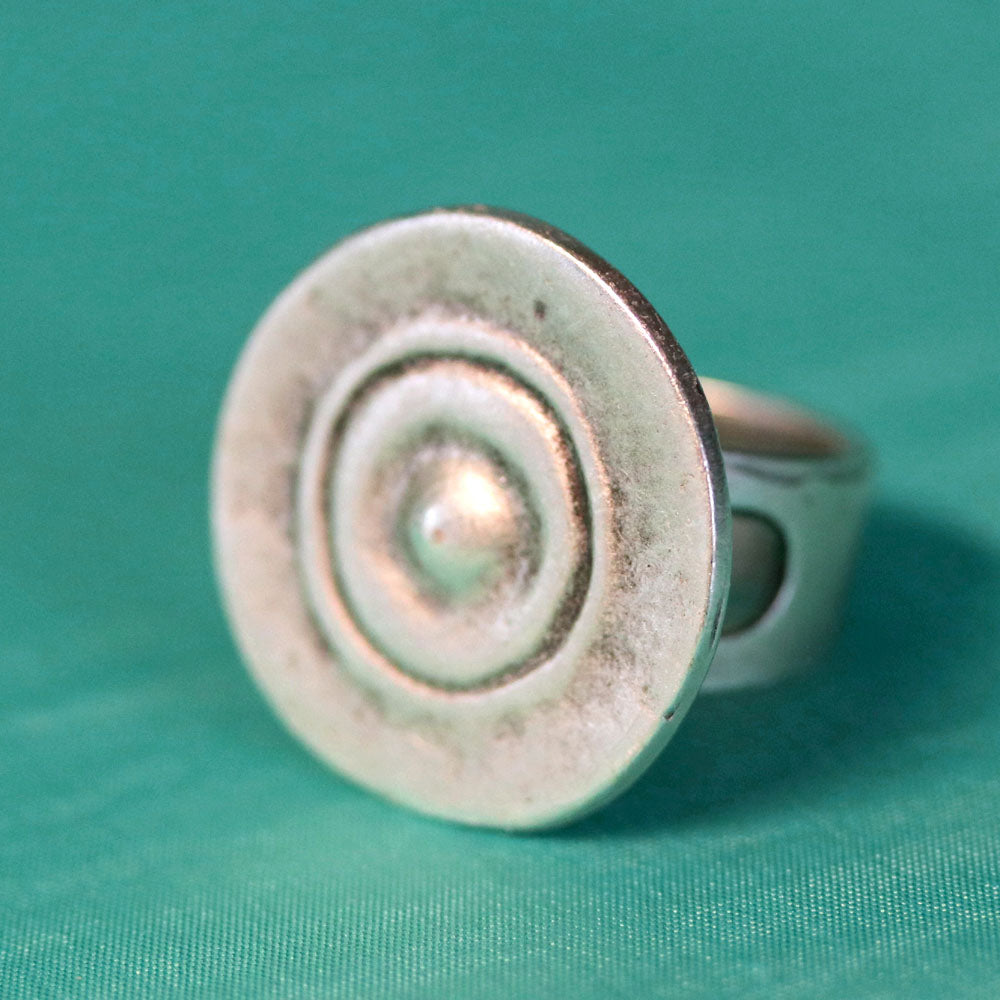 Zamak Ring versilbert