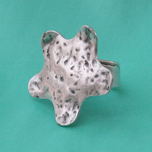 Zamak Ring versilbert