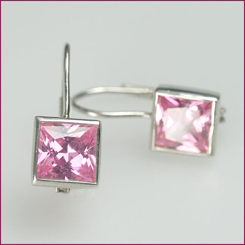 925 Silber Ohrhänger mit Zirkonia