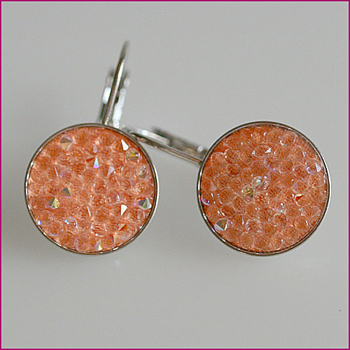 Edelstahl Ohrhänger mit Swarovski