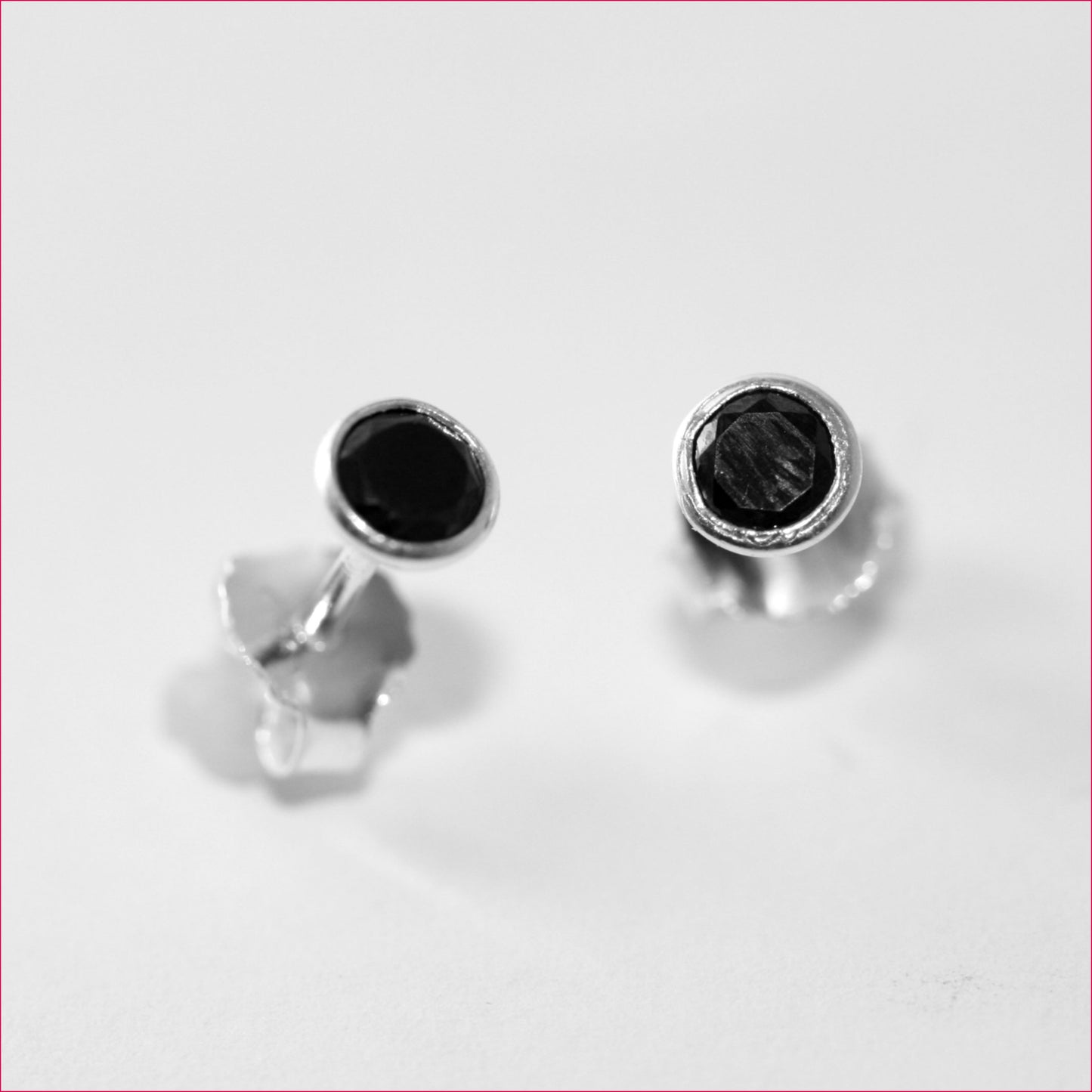 925 Silber Ohrstecker mit Zirkonia