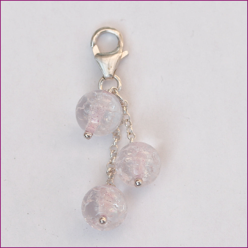 Charm Anhänger mit Murano-Glaskugeln