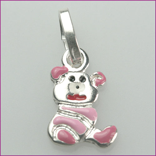 925 Silber Anhänger mit Bärchen-Motiv