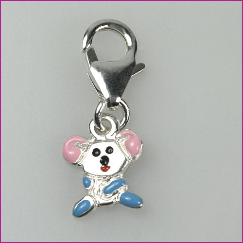 925 Silber Anhänger mit Mäuschen-Motiv