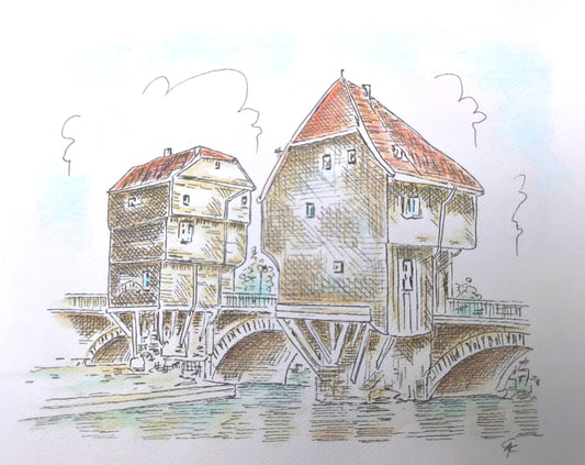 Historische Brückenhäuser Bad Kreuznach (groß)