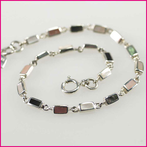 925 Silber Armband mit Perlmutt