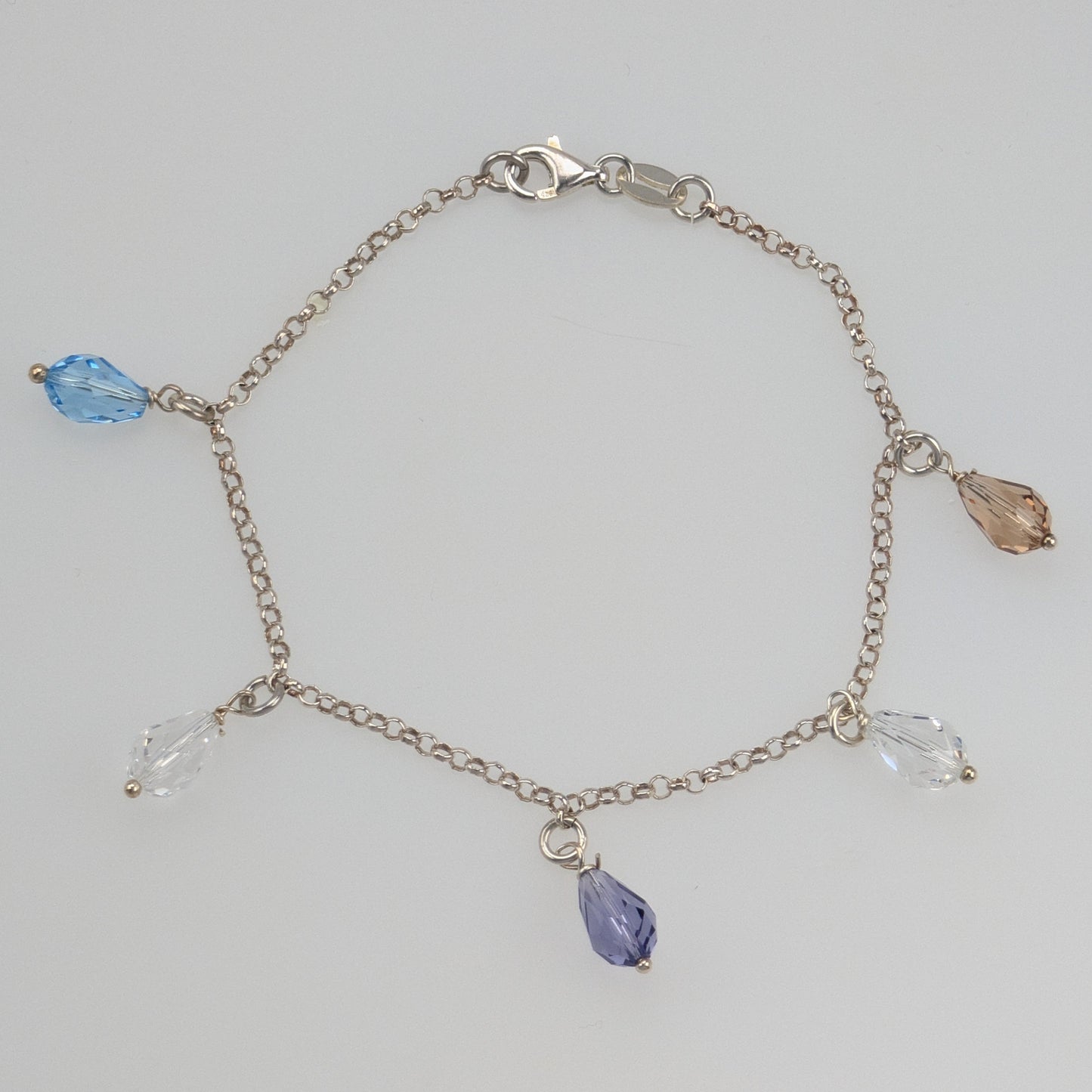 925 Silber Armband mit Swarovski