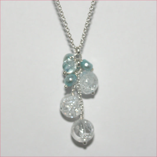 925 Silber Halskette mit Weißem Zirkonia