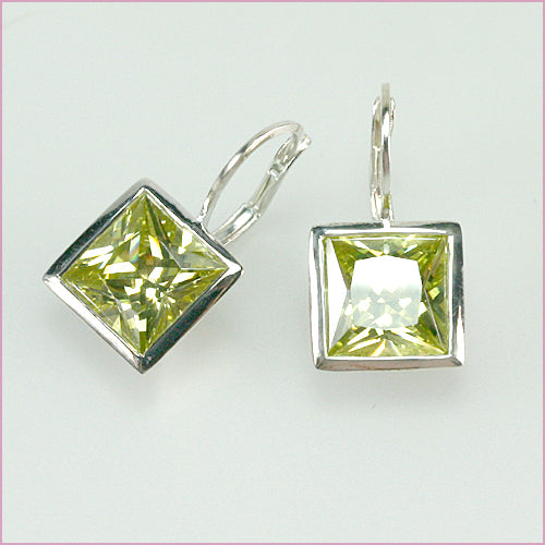 925 Silber Ohrhänger mit Zirkonia