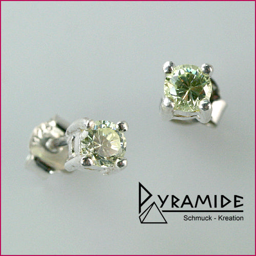 925 Silber Ohrstecker mit Zirkonia
