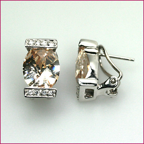 926 Silber Ohrstecker mit Zirkonia