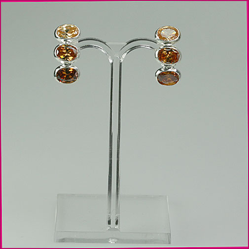 925 Silber Ohrstecker mit Zirkonia