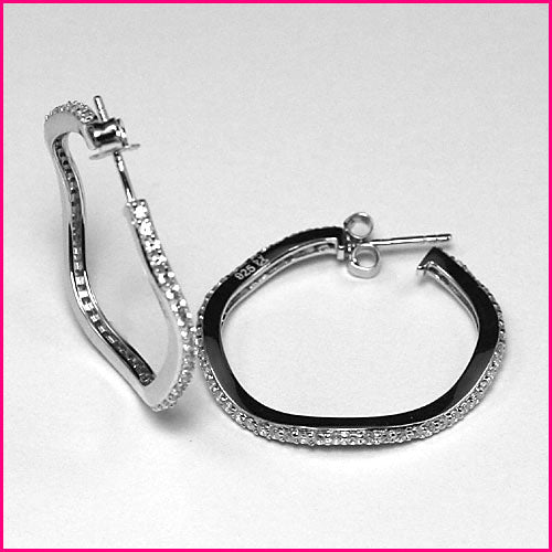 925 Silber Ohrstecker mit Zirkonia