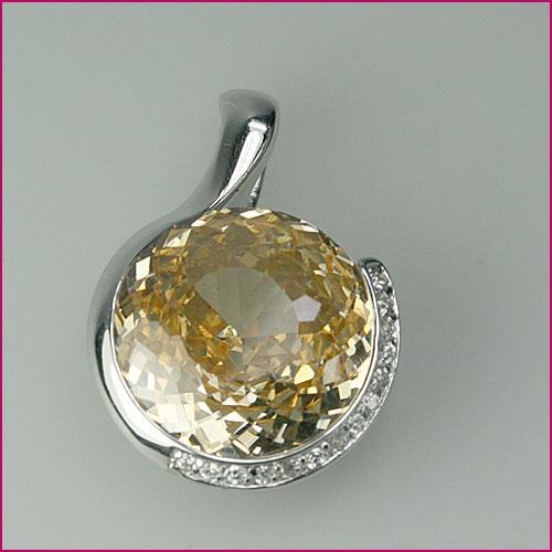 925 Silber Anhänger mit Zirkonia