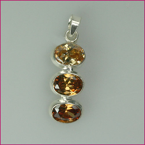 925 Silber Anhänger mit Zirkonia