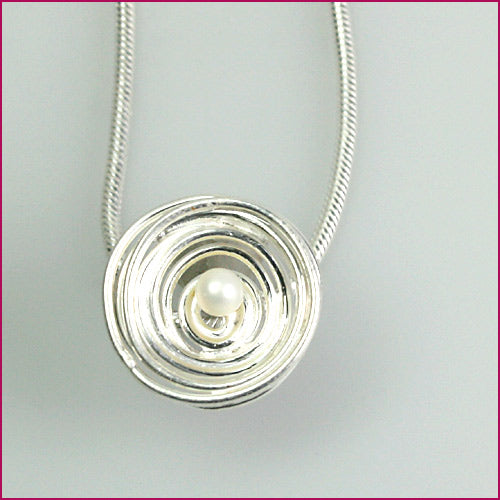 925 Silber Anhänger mit Süßwasserperle
