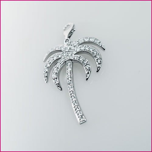 925 Silber Anhänger mit Weißem Zirkonia