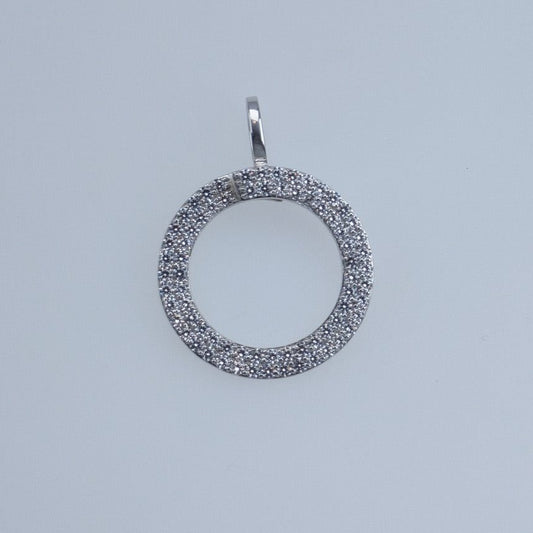 925 Silber Anhänger mit Weißem Zirkonia