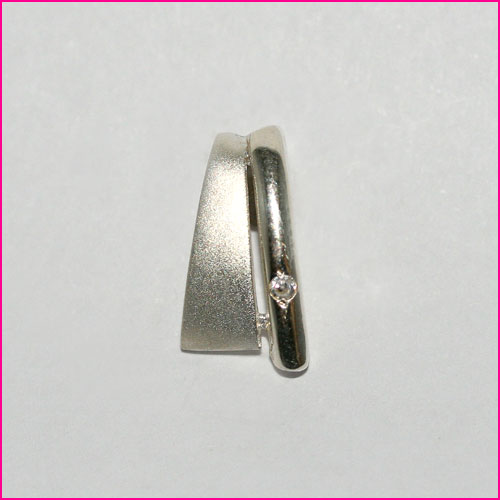 925 Silber Anhänger mit Weißem Zirkonia