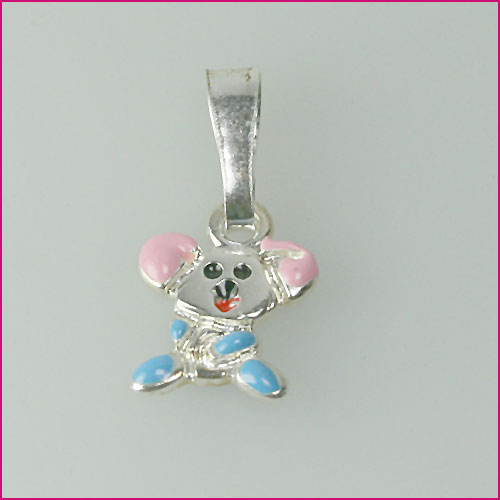 925 Silber Anhänger "Mimi Glanznase"