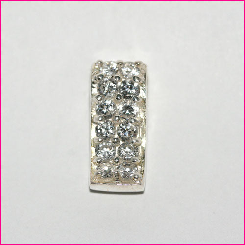 925 Silber Anhänger mit Weißem Zirkonia