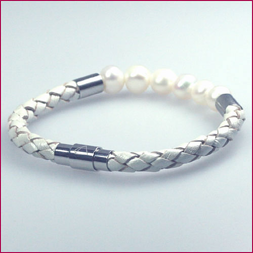 Armband "Pearl Weave"