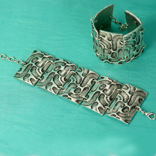 Zamak Armband versilbert