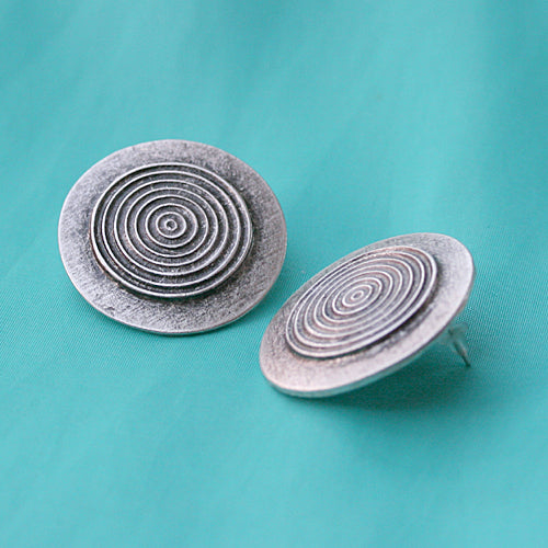 Zamak Ohrstecker versilbert
