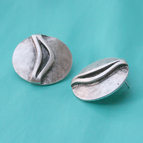 Zamak Ohrstecker versilbert