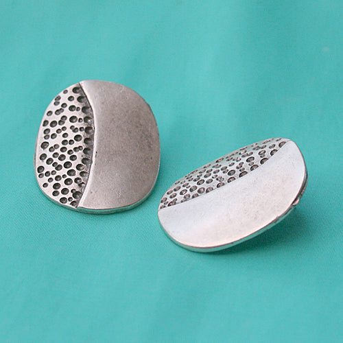 Zamak Ohrstecker versilbert