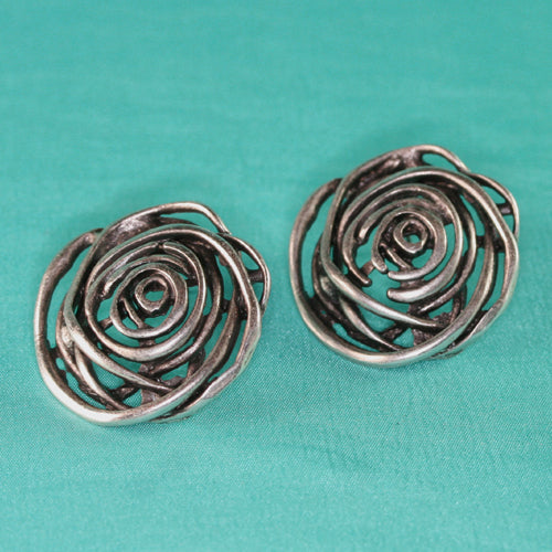 Zamak Ohrstecker versilbert