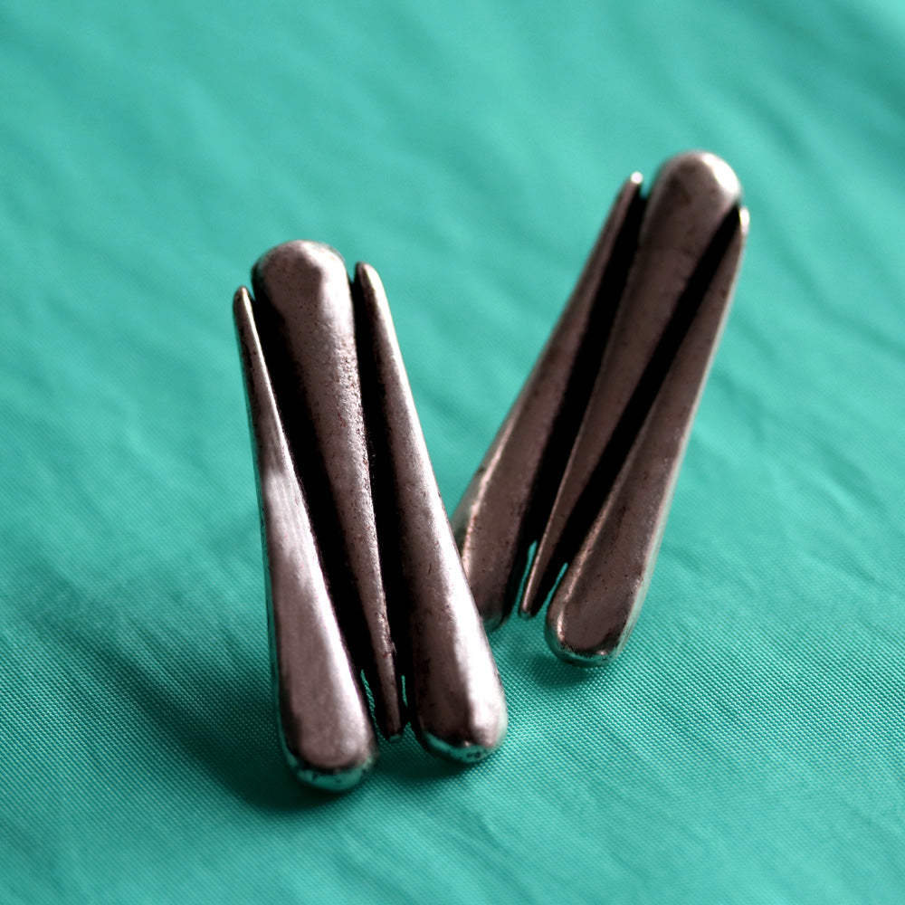 Zamak Ohrstecker versilbert