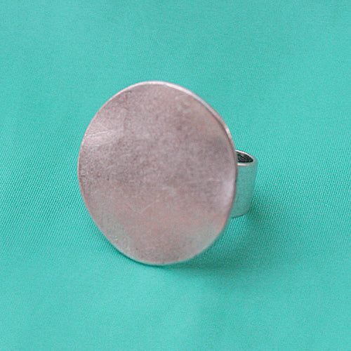 Zamak Ring versilbert