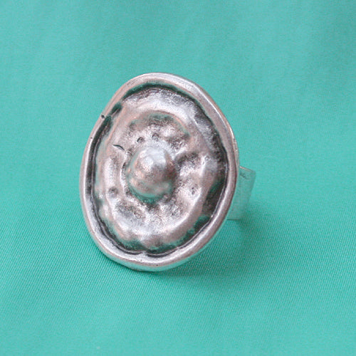 Zamak Ring versilbert