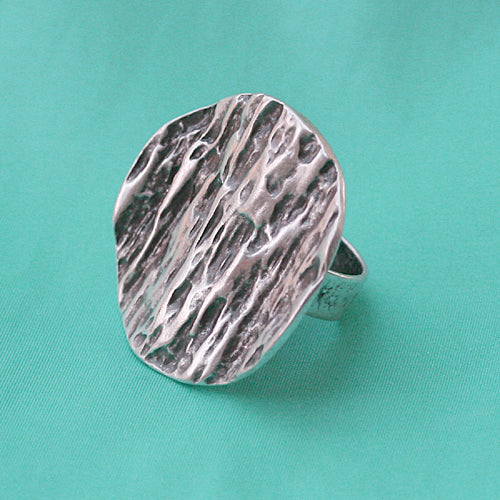 Zamak Ring versilbert
