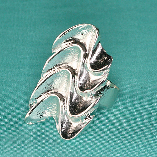 Zamak Ring versilbert