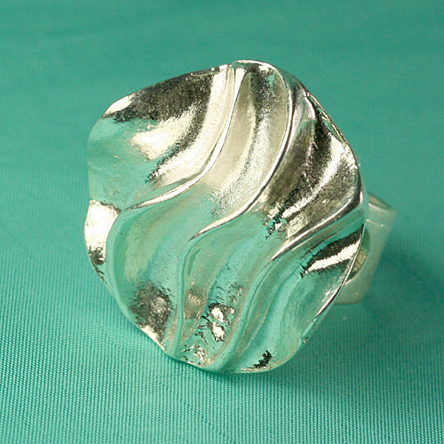 Zamak Ring versilbert