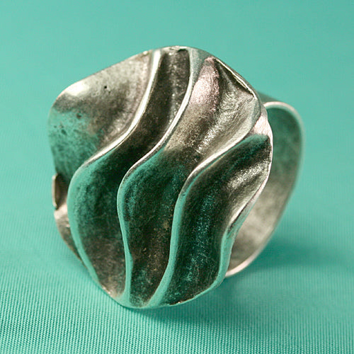 Zamak Ring versilbert