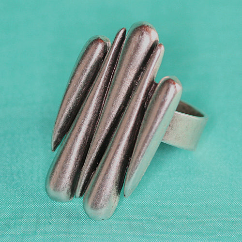 Zamak Ring versilbert