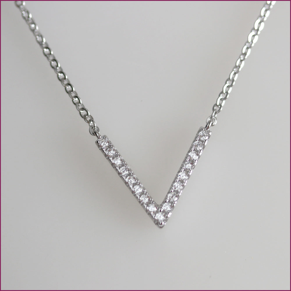 Collierkette mit Zirkonia