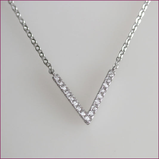 Collierkette mit Zirkonia