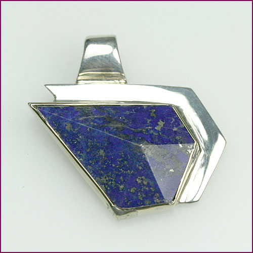 925 Silber Anhänger mit Lapislazuli