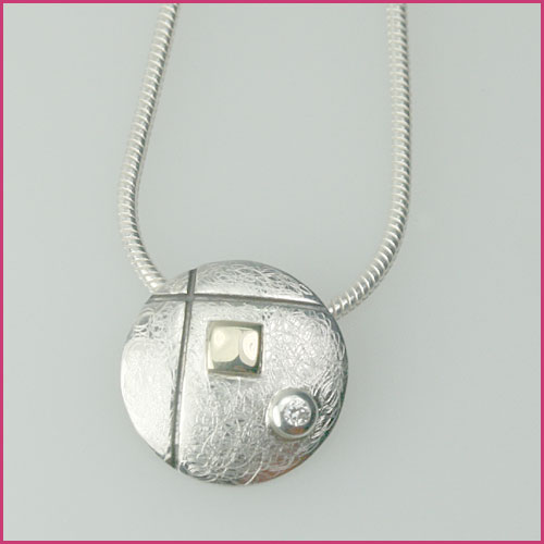 925 Silber Anhänger mit Zirkonia