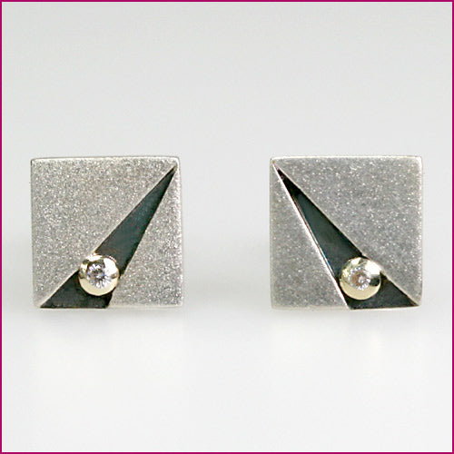 925 Silber Ohrstecker mit Zirkonia