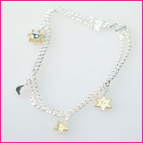 925 Silber Armband vergoldet